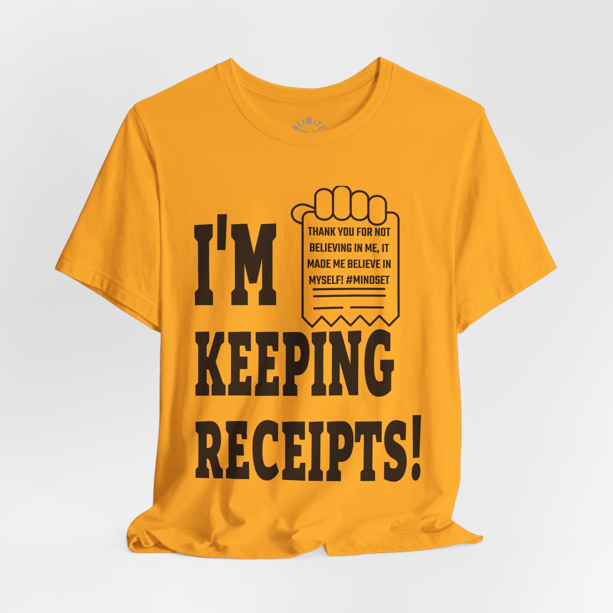 I'm Keeping Reciept! T-Shirt (Black)
