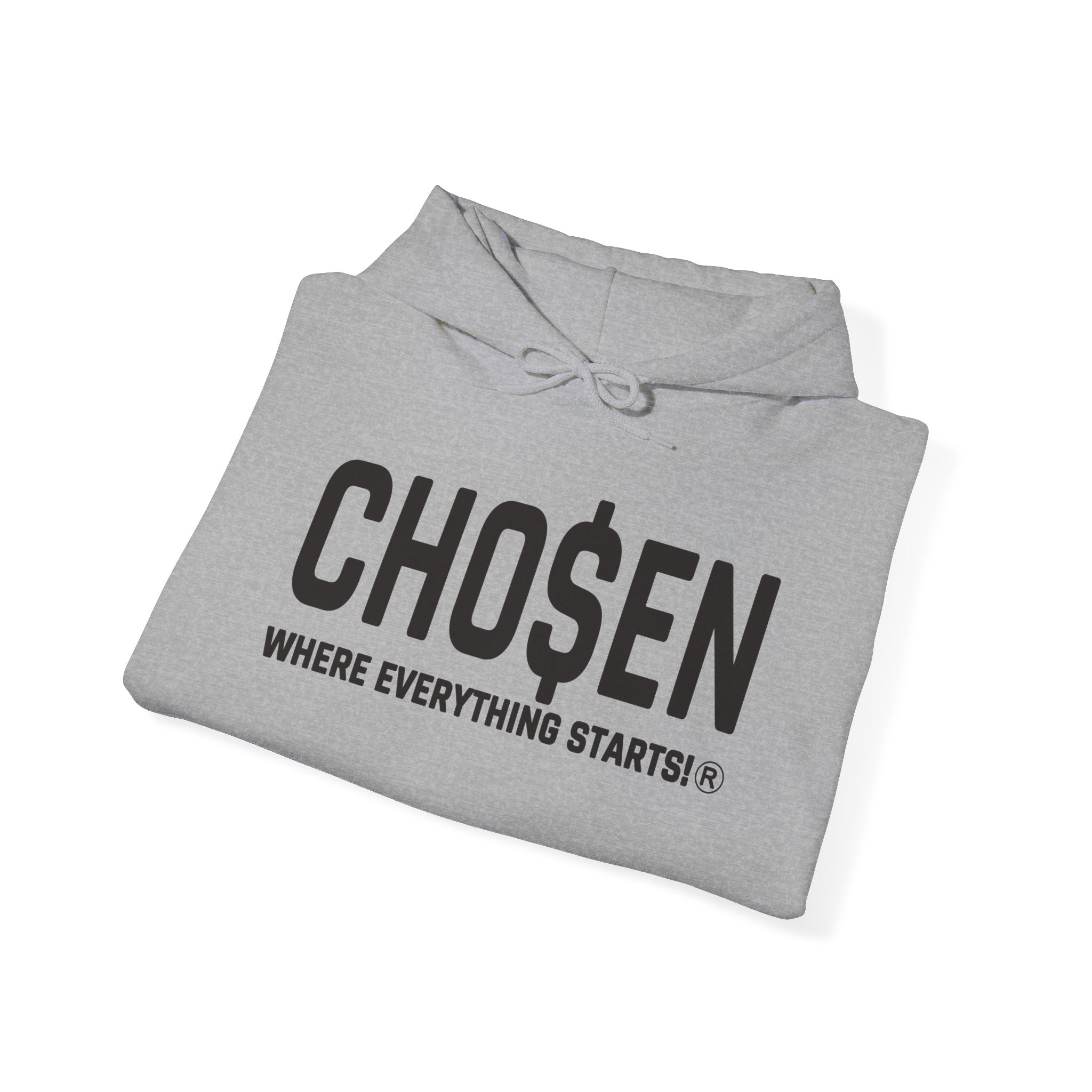CHO$EN Mindset Hoodie (Black Logo)