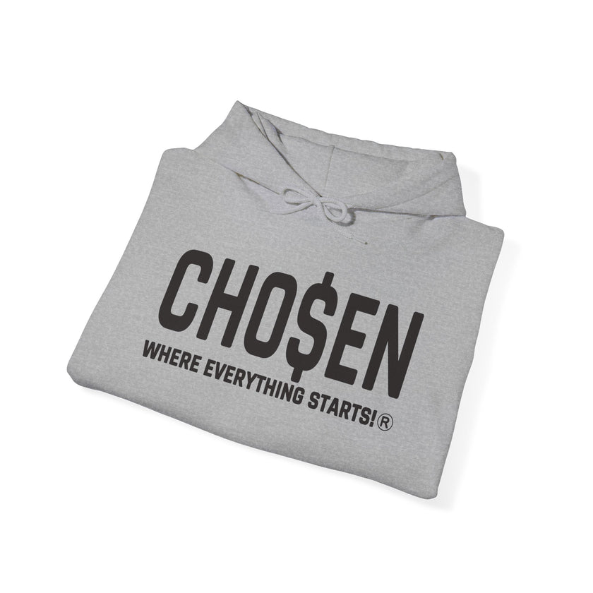 CHO$EN Mindset Hoodie (Black Logo)