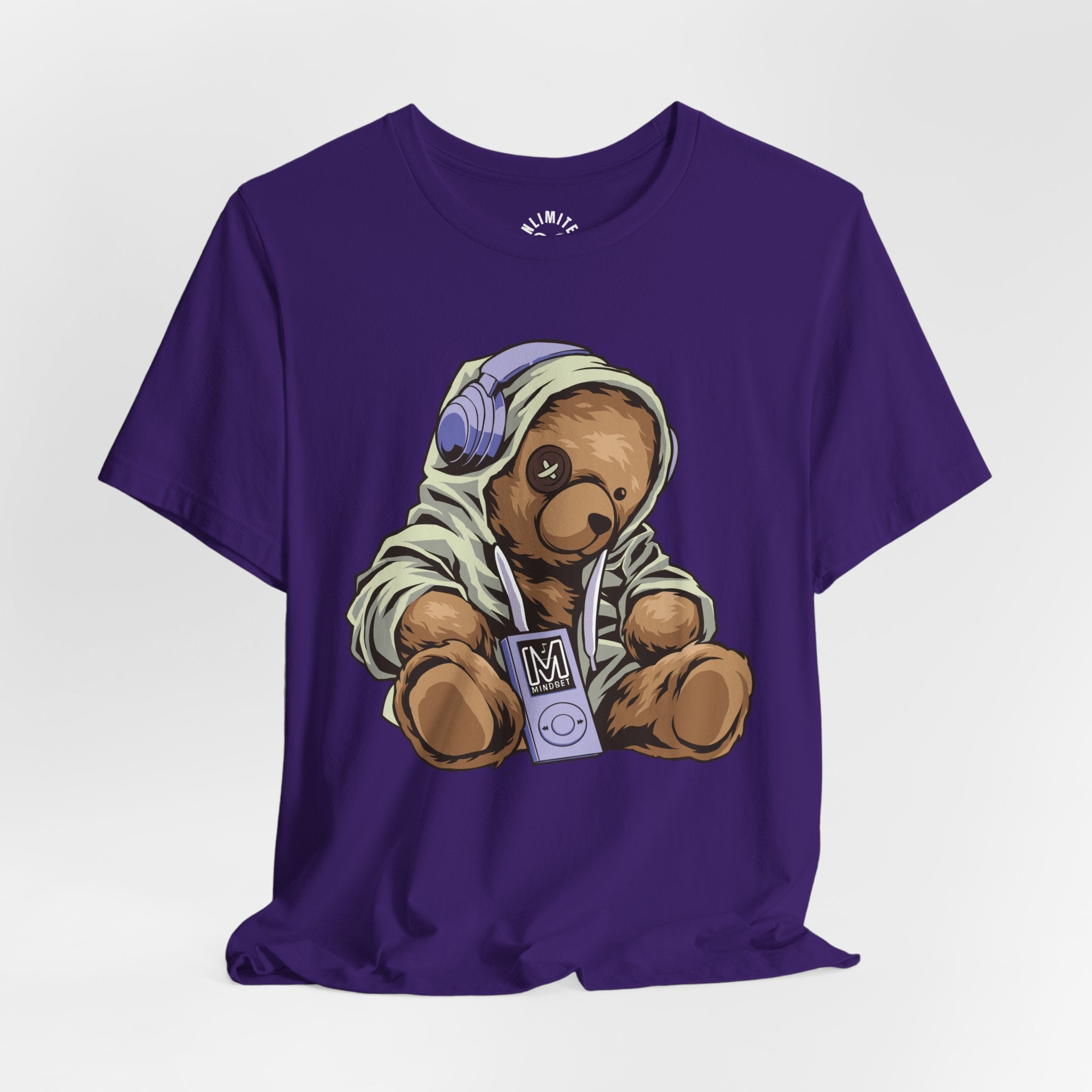 Mindset Bear Listening To Music T-shirt