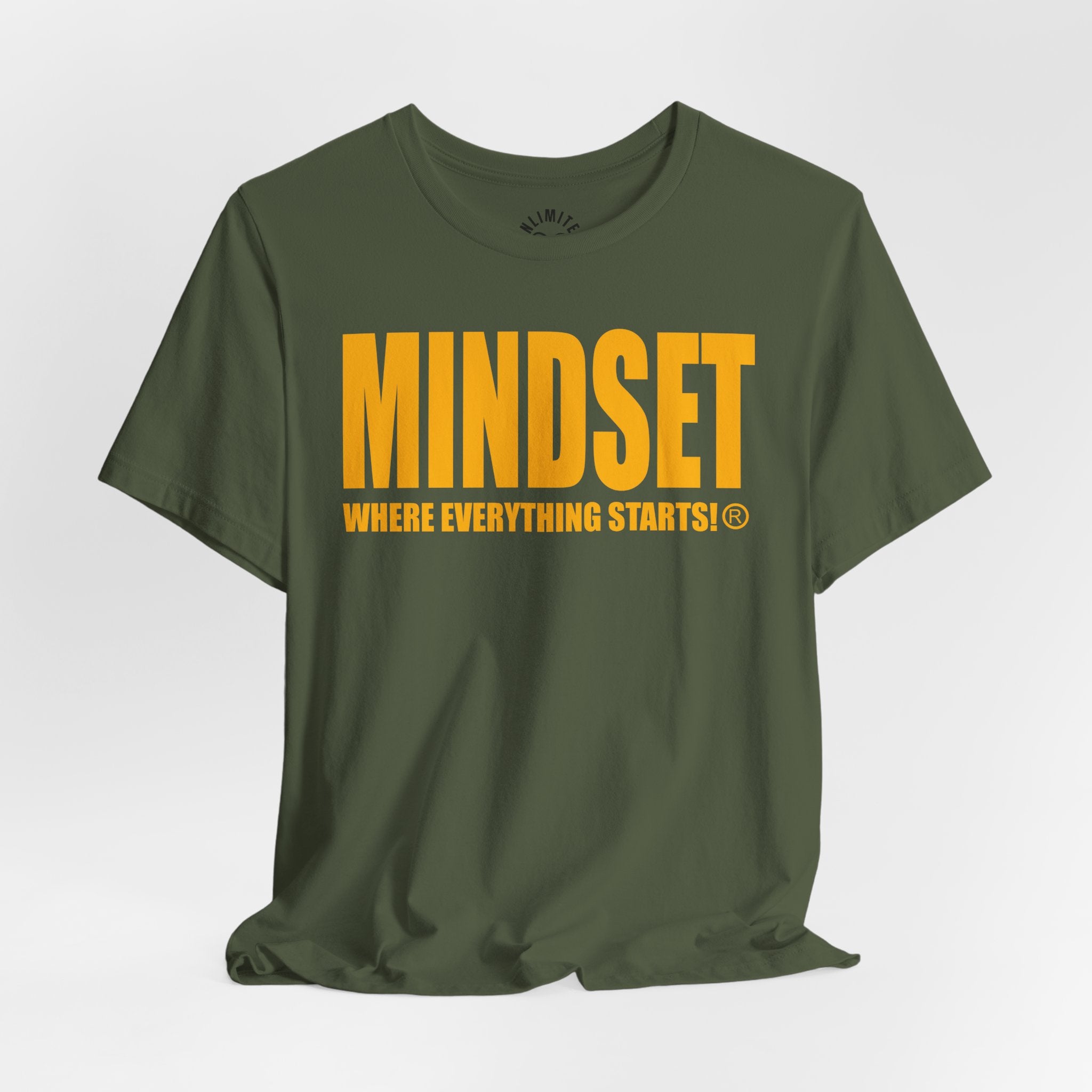 MINDSET - WHERE EVERYTHING STARTS!® T-Shirt (Gold)