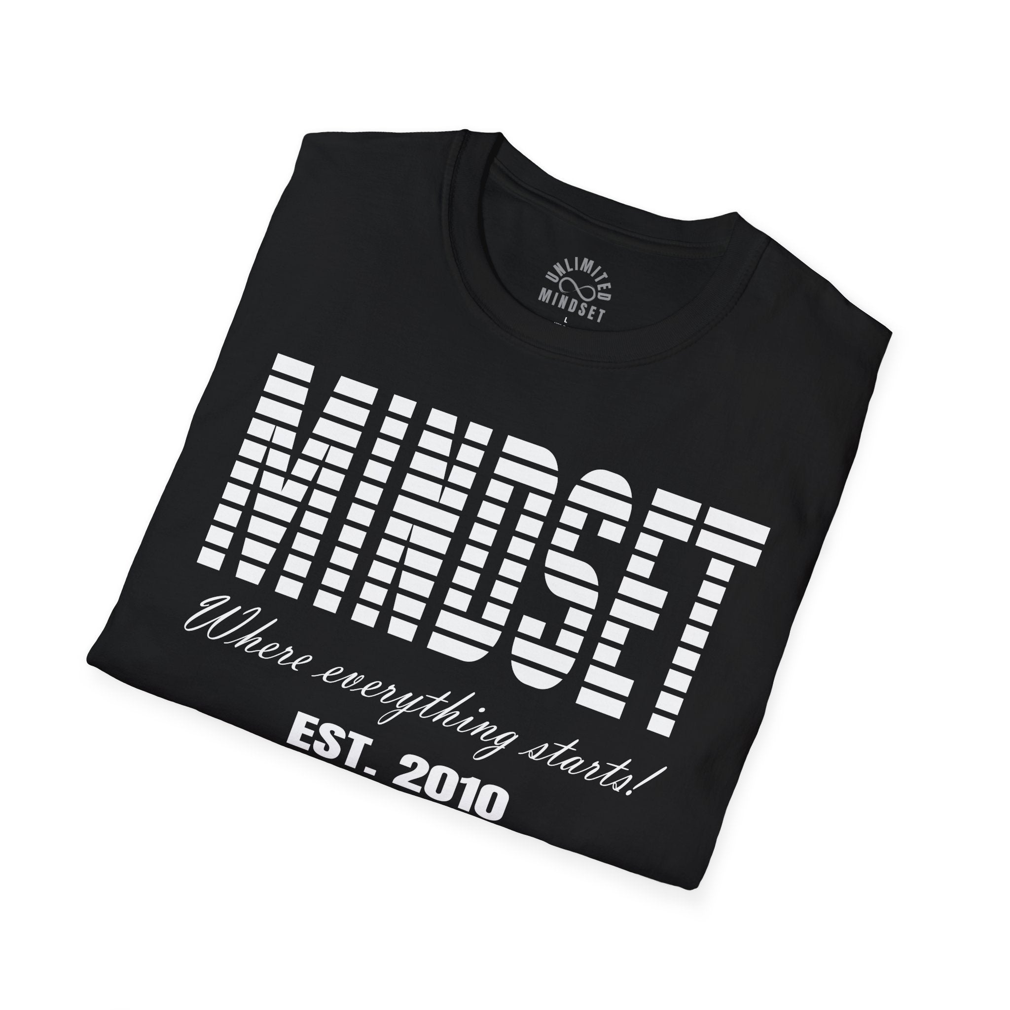 Mindset, Where Everything Starts T-Shirt (EST. 2010) - White