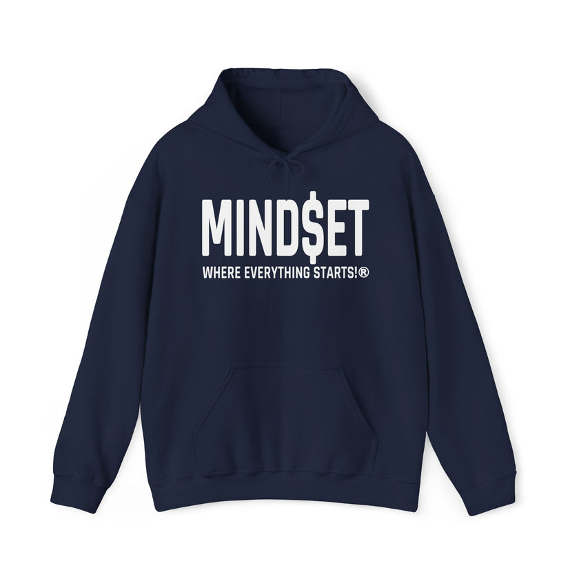 MIND$ET EDITION Hooded Sweatshirts (White Logo)