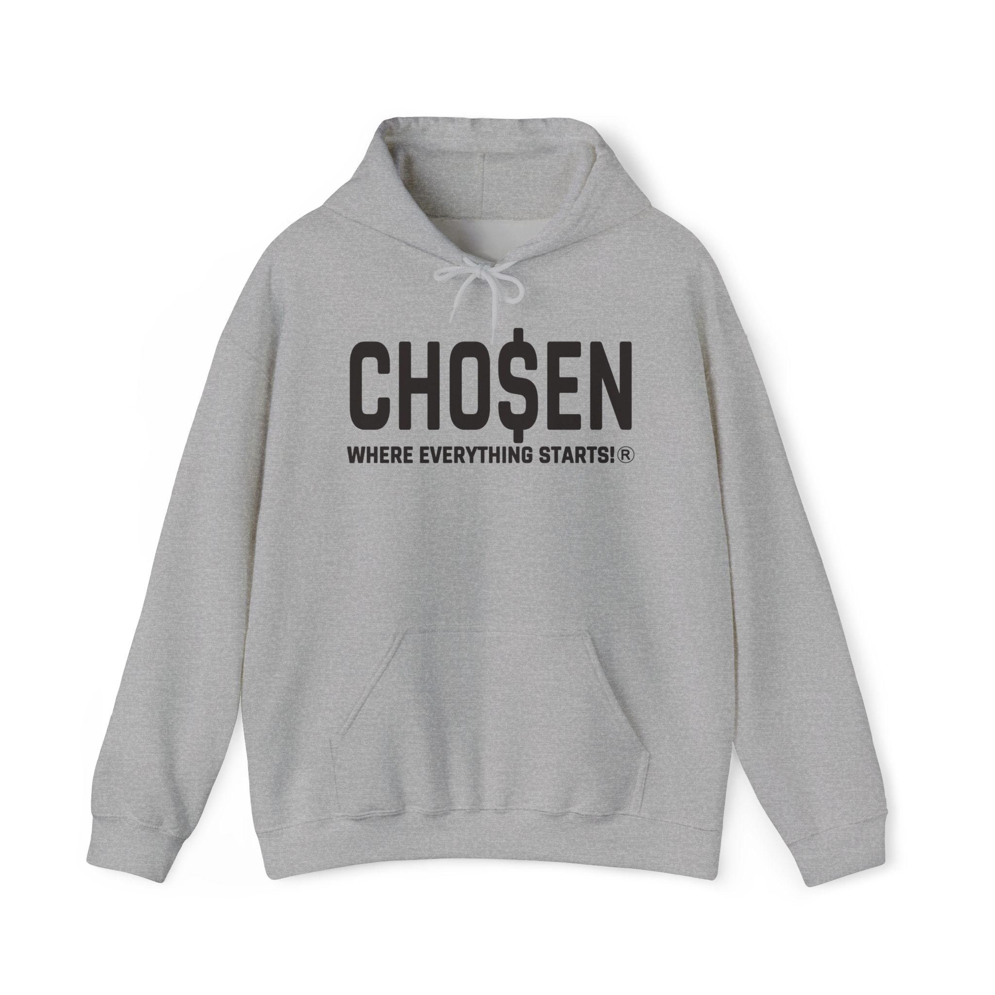 CHO$EN Mindset Hoodie (Black Logo)
