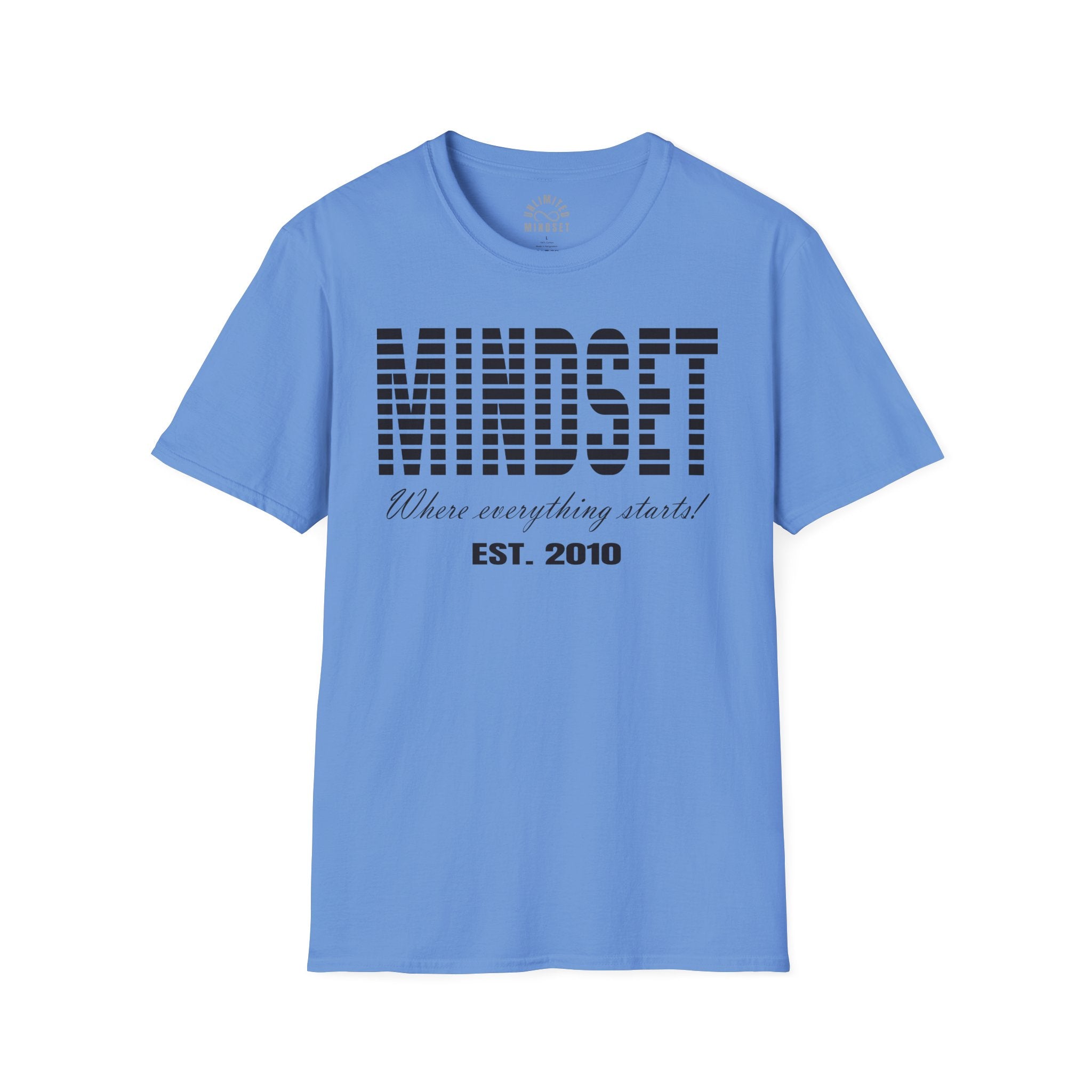 Mindset, Where Everything Starts T-Shirt (EST. 2010) - Black