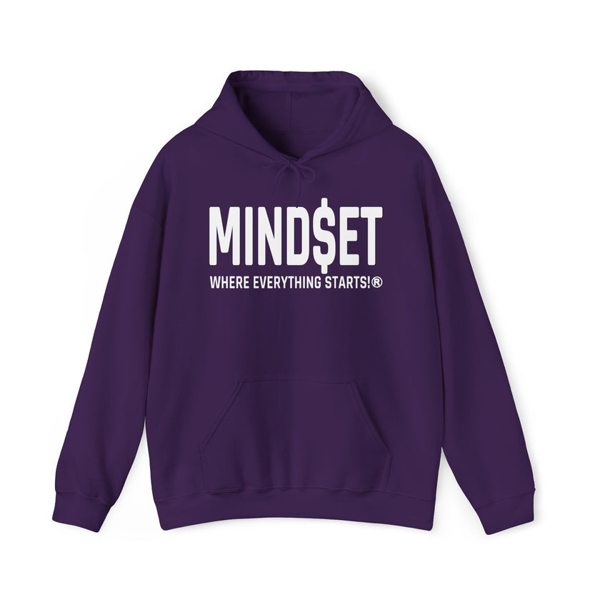 MIND$ET EDITION Hooded Sweatshirts (White Logo)