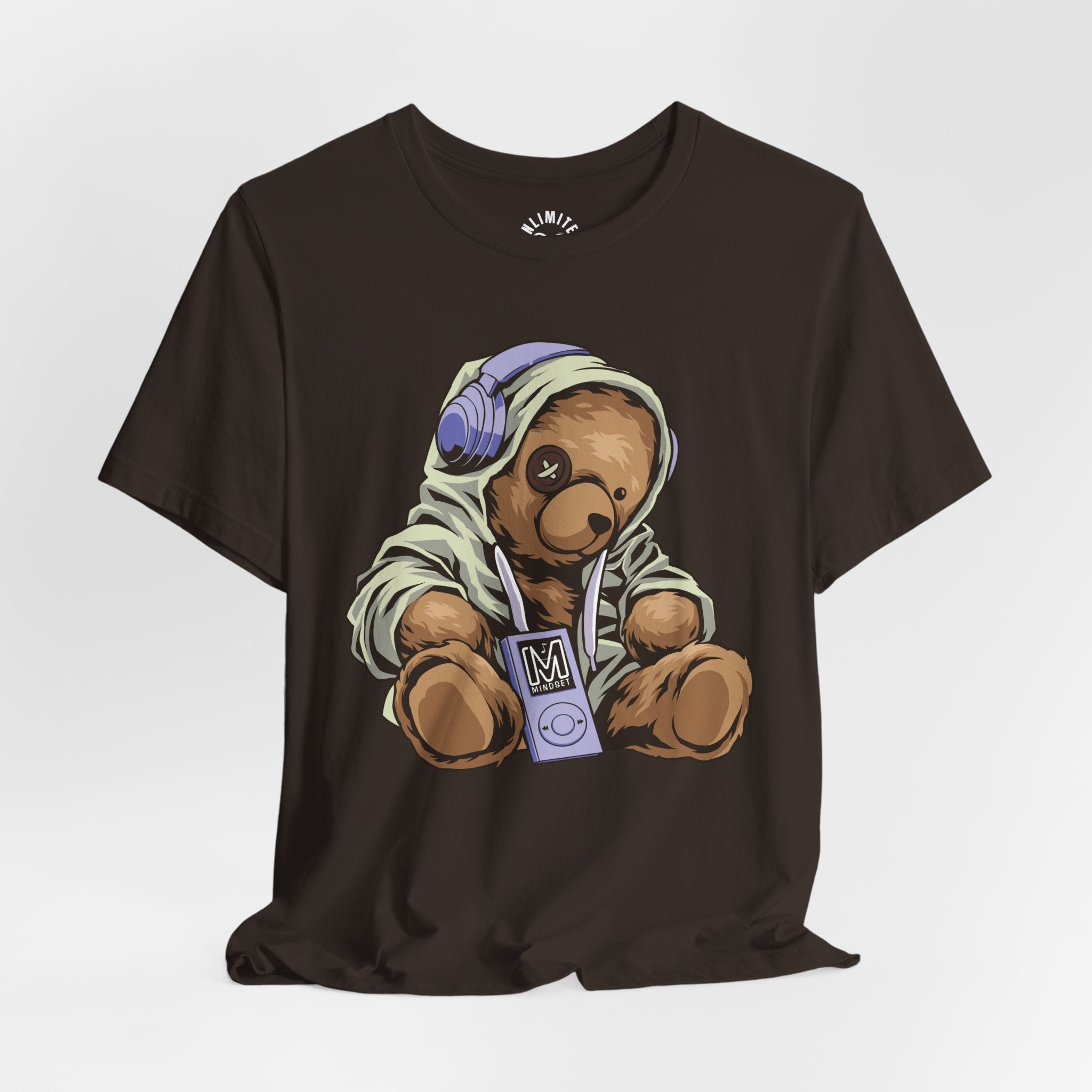 Mindset Bear Listening To Music T-shirt