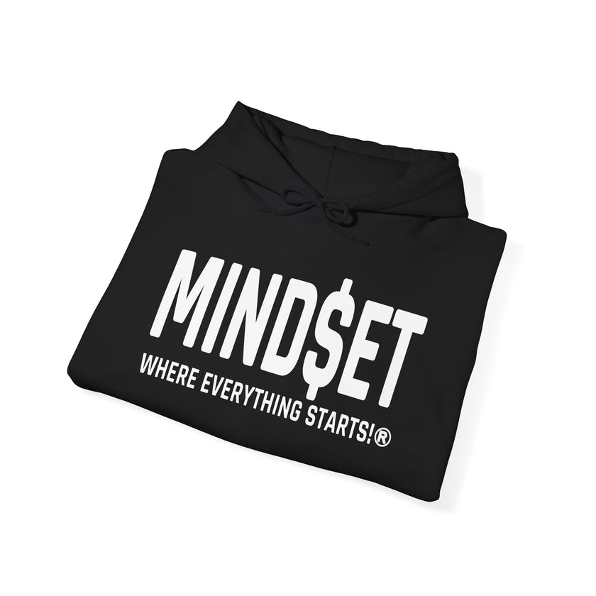 MIND$ET EDITION Hooded Sweatshirts (White Logo)