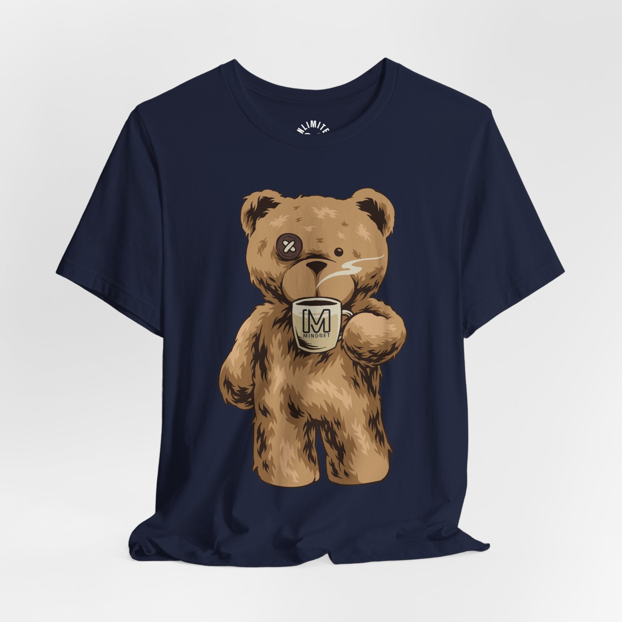 Mindset Bear With Coffee T-Shirt