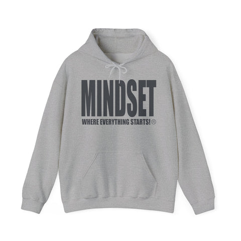 Mindset Trademark Hoodie (Metallic Gray Logo)