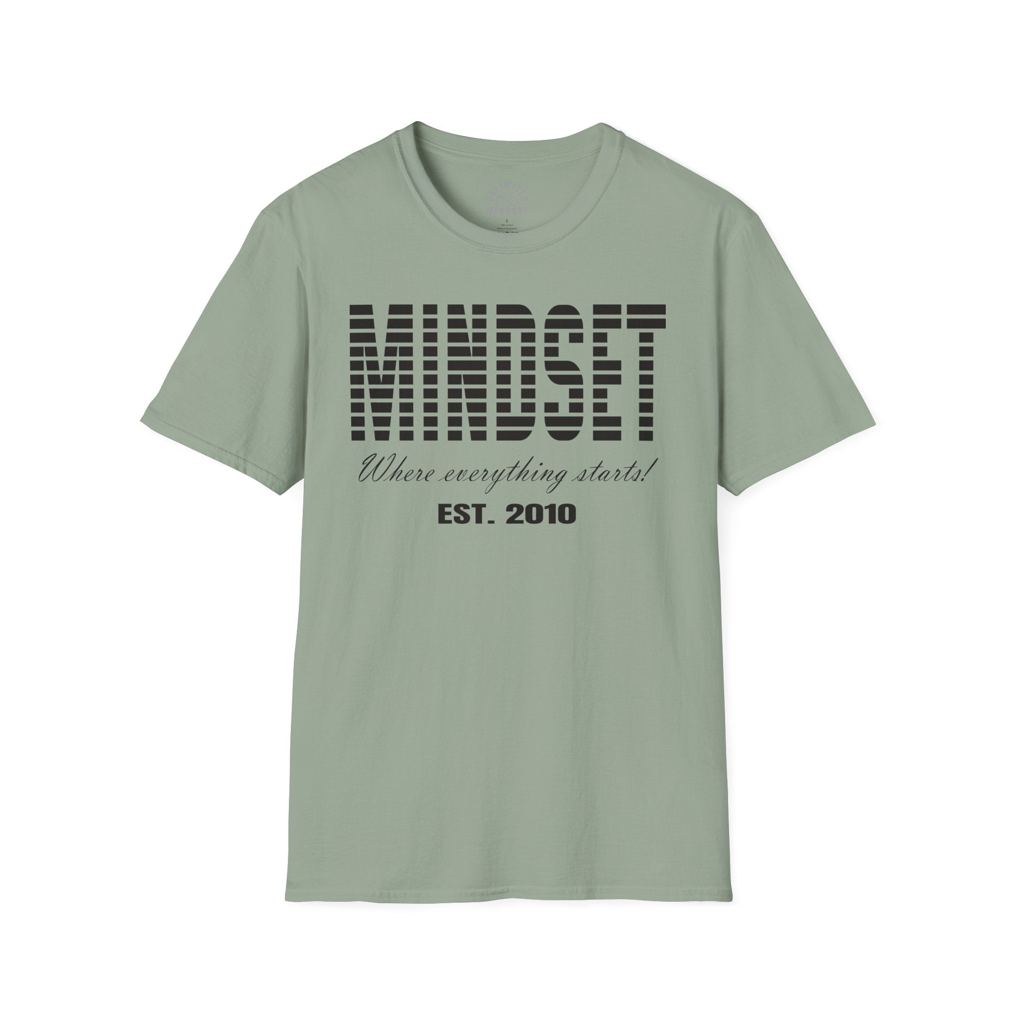 Mindset, Where Everything Starts T-Shirt (EST. 2010) - Black