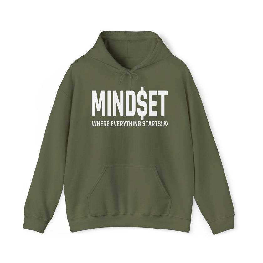 MIND$ET EDITION Hooded Sweatshirts (White Logo)