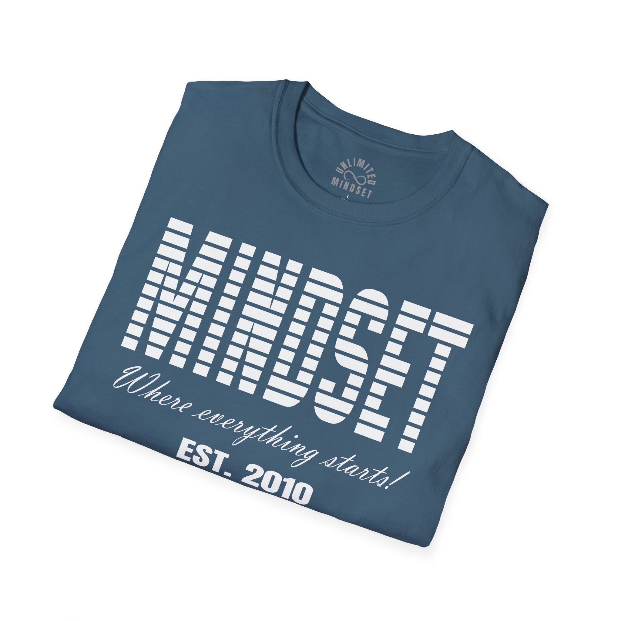 Mindset, Where Everything Starts T-Shirt (EST. 2010) - White