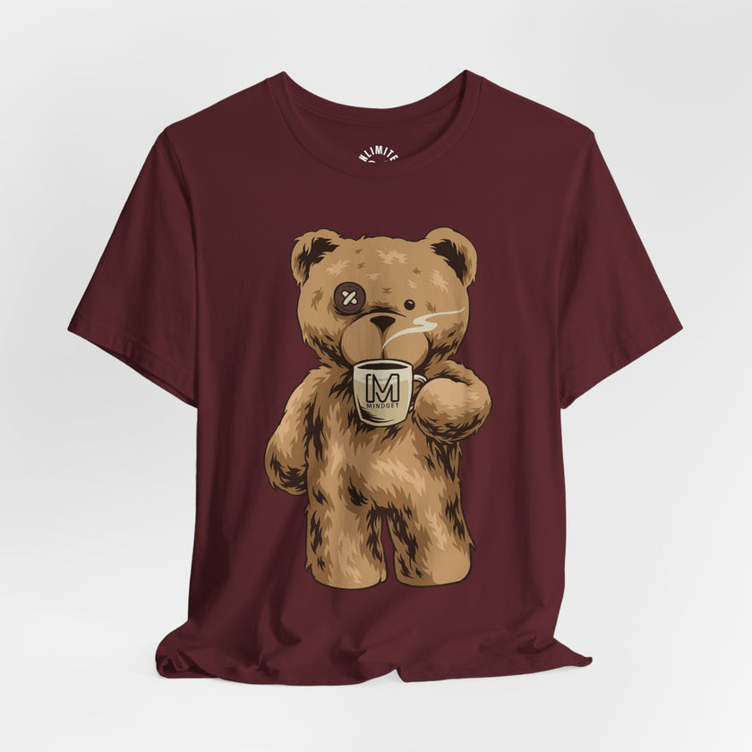 Mindset Bear With Coffee T-Shirt