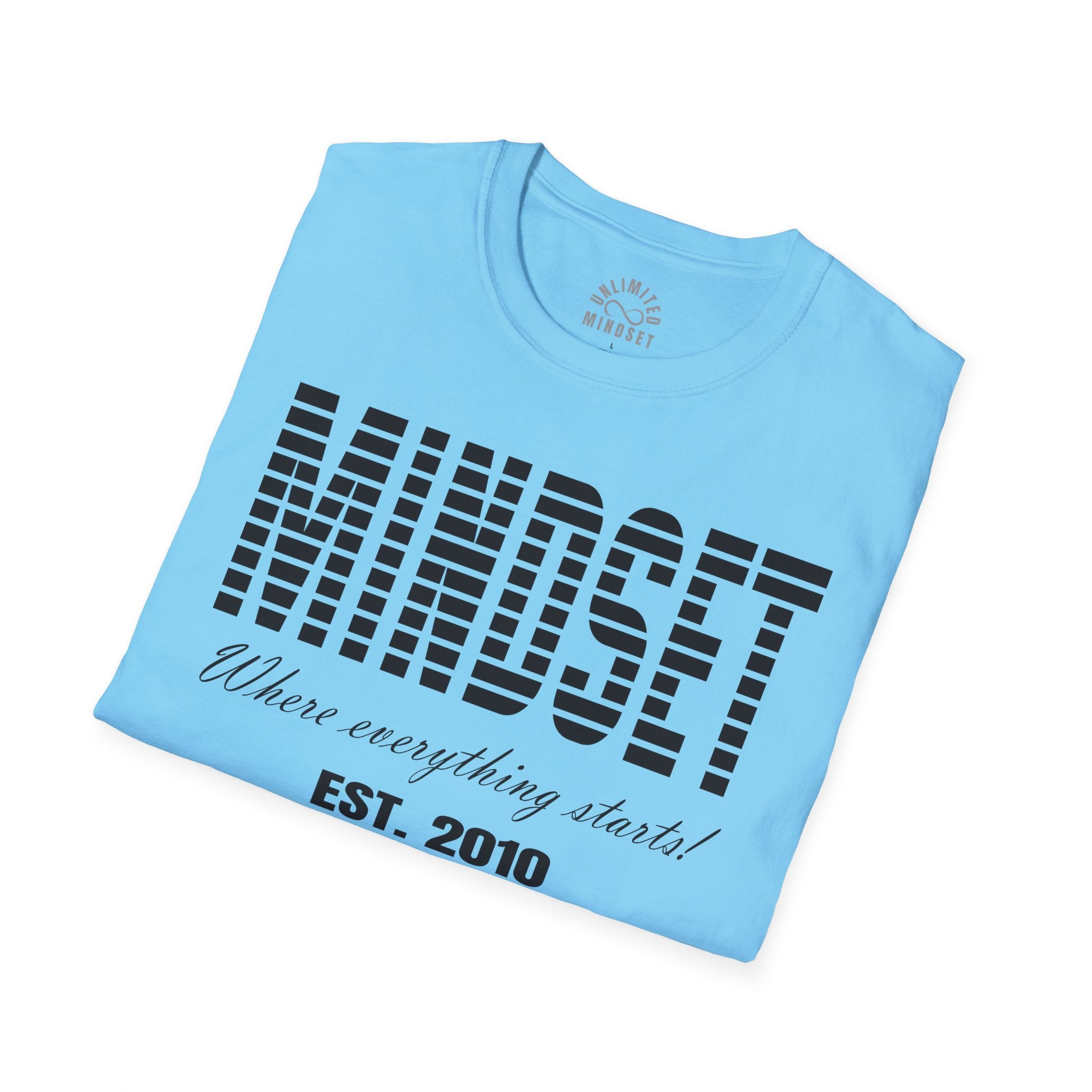 Mindset, Where Everything Starts T-Shirt (EST. 2010) - Black