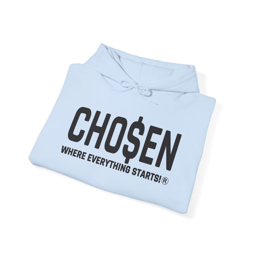CHO$EN Mindset Hoodie (Black Logo)