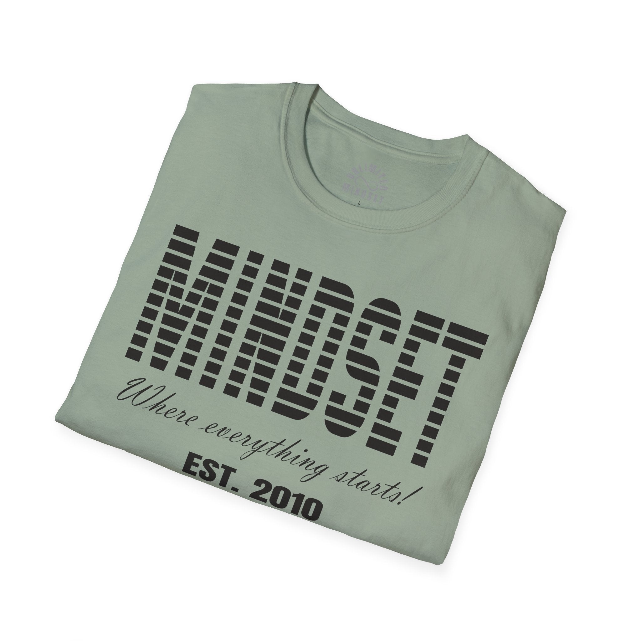 Mindset, Where Everything Starts T-Shirt (EST. 2010) - Black