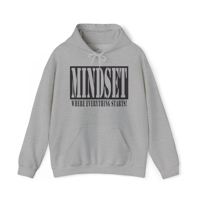 Mindset Stencil Black Logo Hoodies